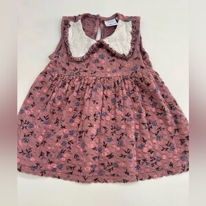 Zara Pink Floral Kids Dress size 18-24 months